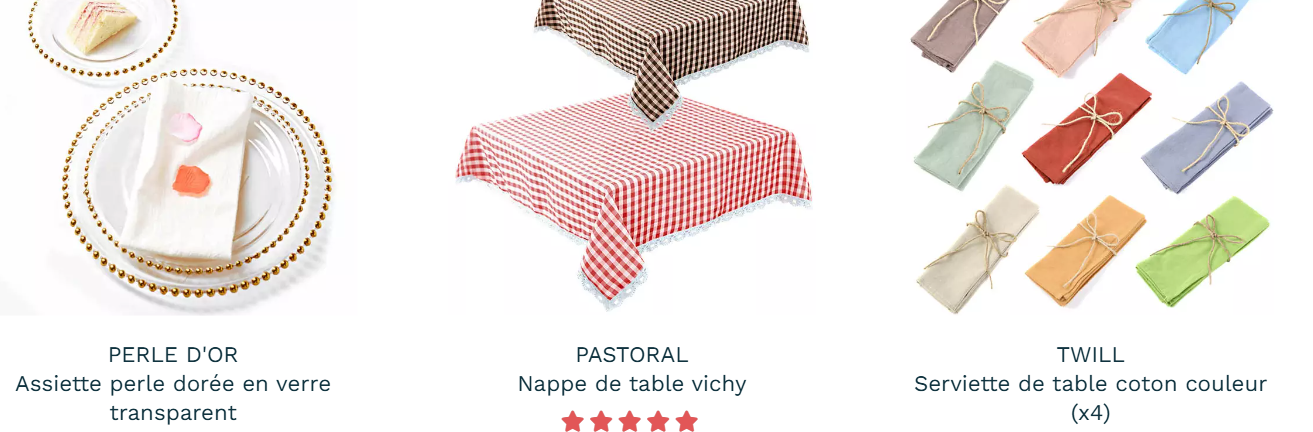 deco table runner collection